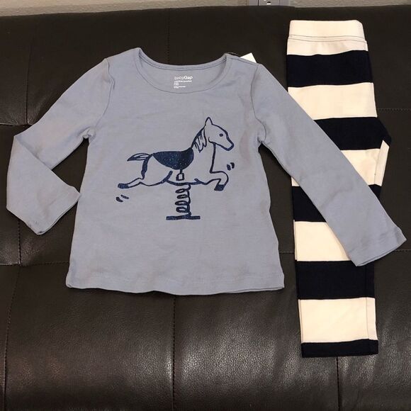 GAP Other - Gap horse long tee with leggings